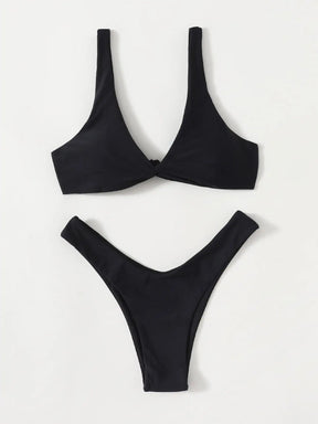 Trekant Bikini - Sort / XS